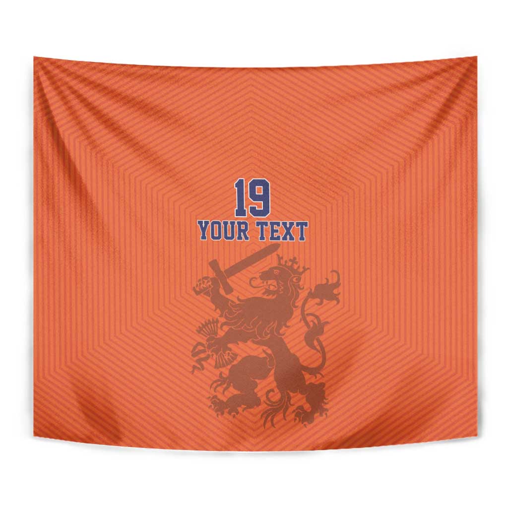 Custom World Football 2026 Netherlands Tapestry Holland Oranje Dutch Lion - Wonder Print Shop