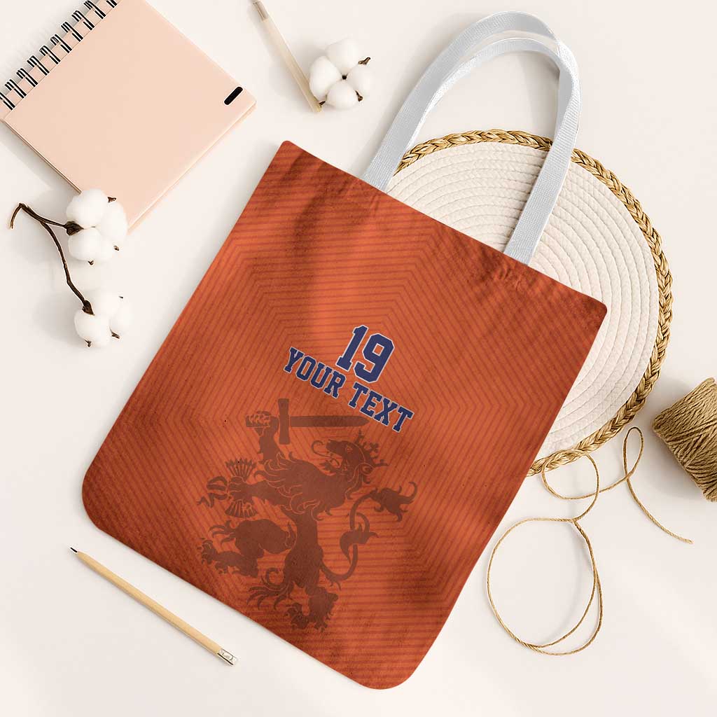 Custom World Football 2026 Netherlands Tote Bag Holland Oranje Dutch Lion - Wonder Print Shop