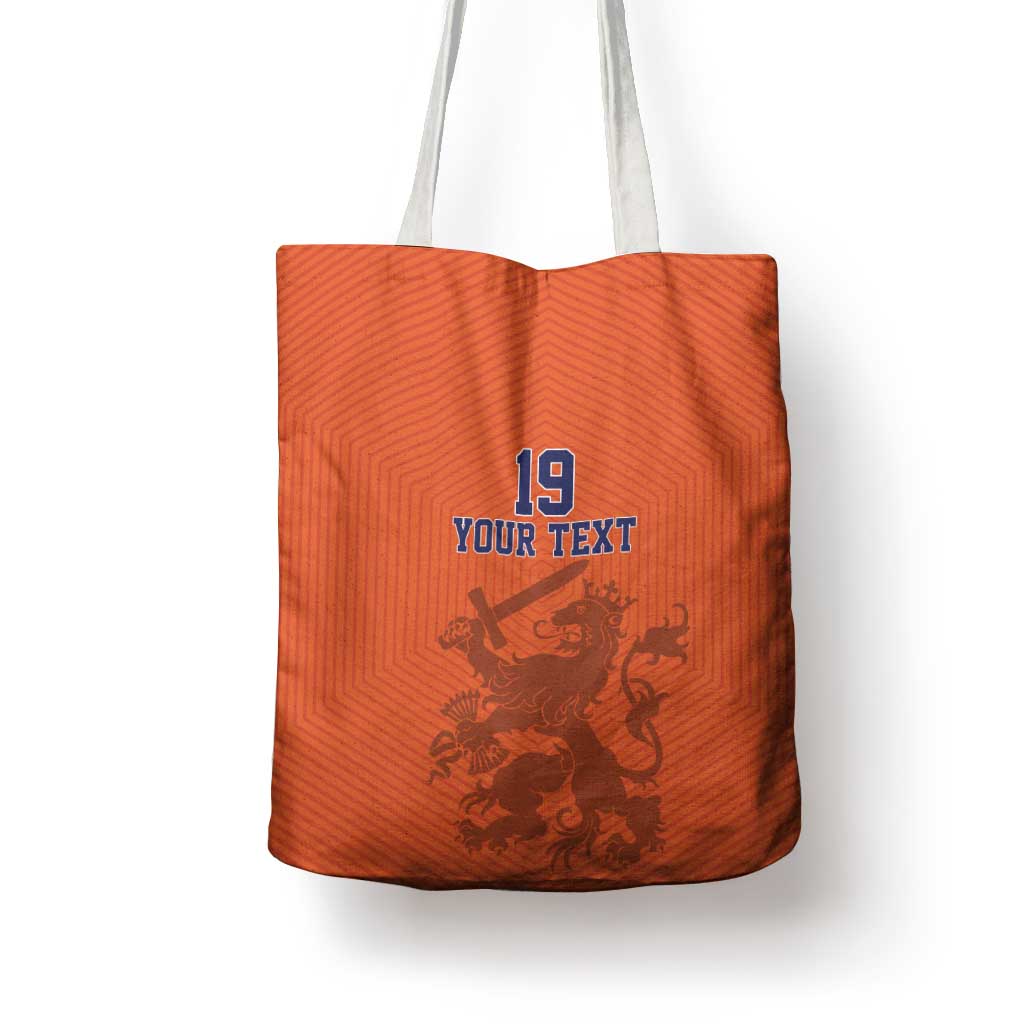 Custom World Football 2026 Netherlands Tote Bag Holland Oranje Dutch Lion - Wonder Print Shop