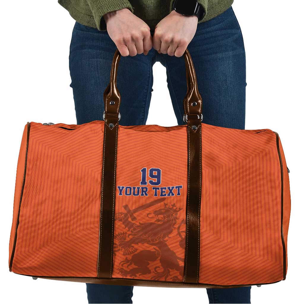Custom World Football 2026 Netherlands Travel Bag Holland Oranje Dutch Lion - Wonder Print Shop