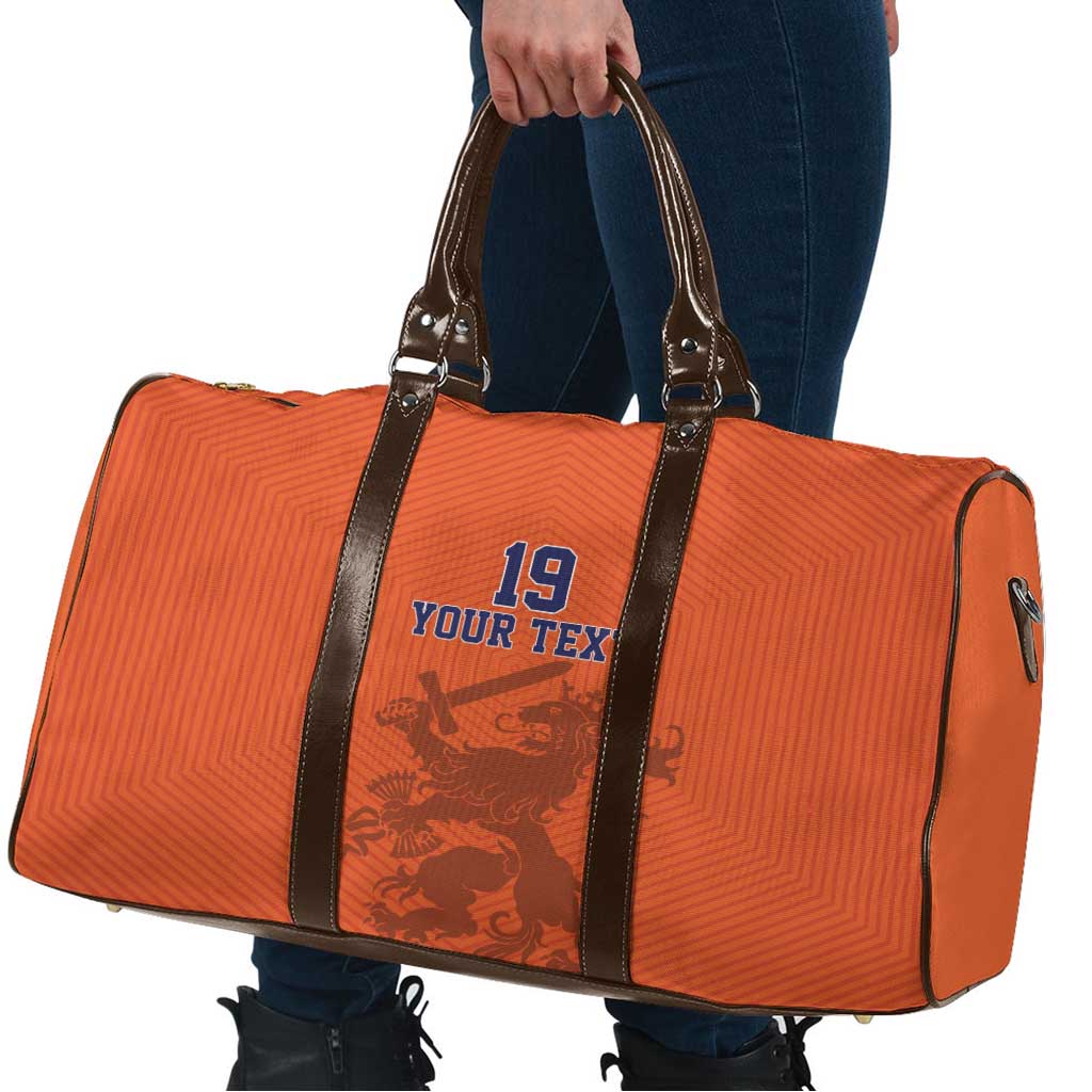 Custom World Football 2026 Netherlands Travel Bag Holland Oranje Dutch Lion - Wonder Print Shop