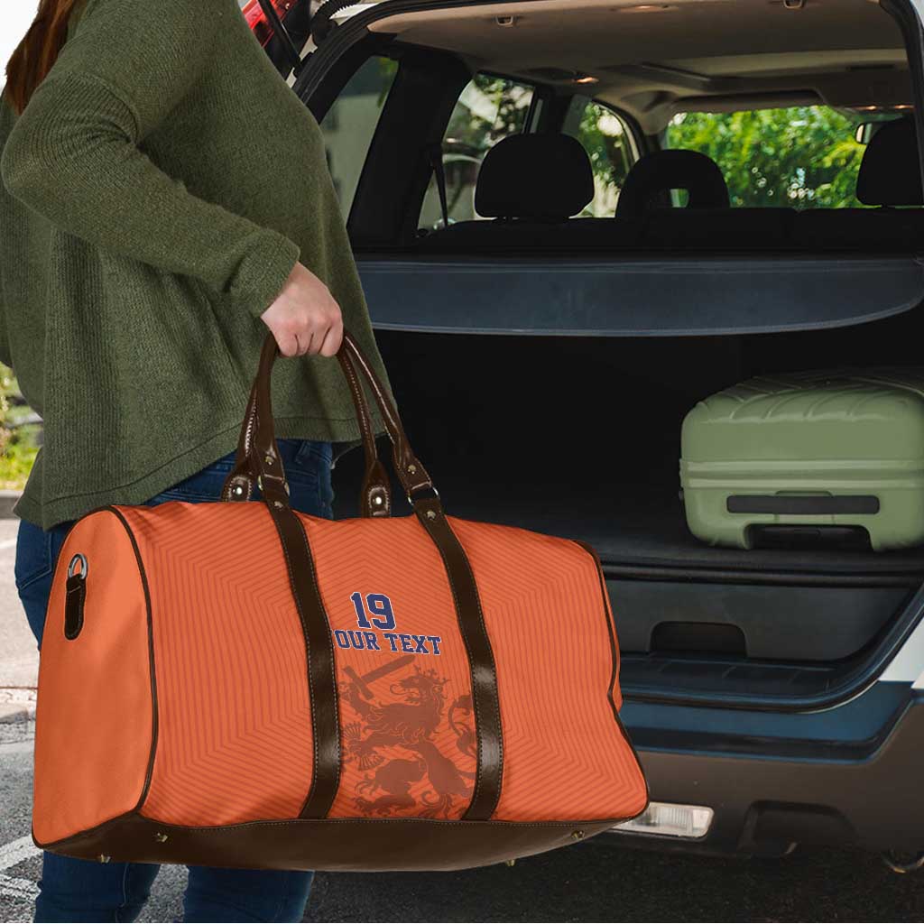 Custom World Football 2026 Netherlands Travel Bag Holland Oranje Dutch Lion - Wonder Print Shop