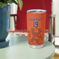 Custom World Football 2026 Netherlands Tumbler Cup Holland Oranje Dutch Lion - Wonder Print Shop