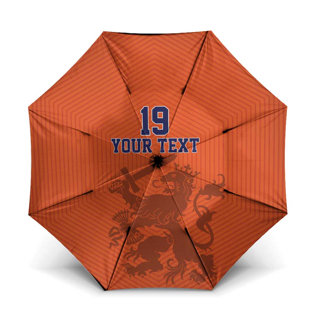 Custom World Football 2026 Netherlands Umbrella Holland Oranje Dutch Lion - Wonder Print Shop