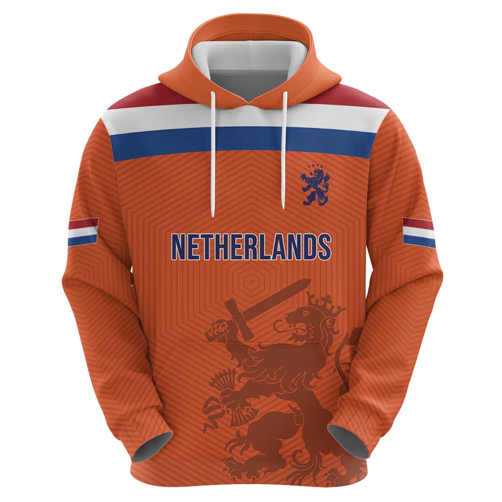 Custom World Football 2026 Netherlands Zip Hoodie Holland Oranje Dutch Lion - Wonder Print Shop