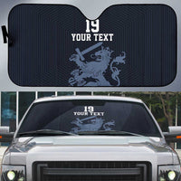 Custom World Football 2026 Netherlands Auto Sun Shade Holland Navy Dutch Lion - Wonder Print Shop