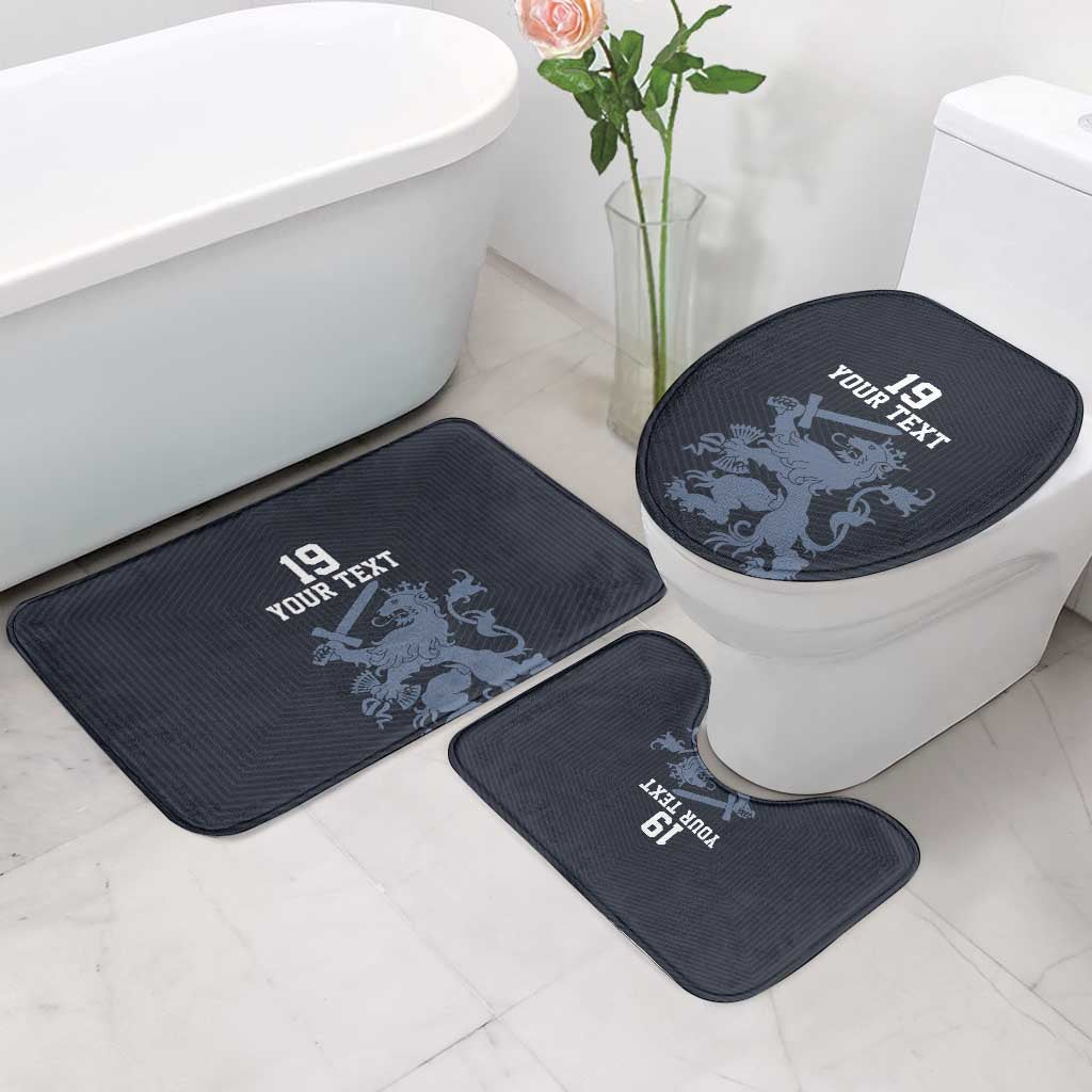 Custom World Football 2026 Netherlands Bathroom Set Holland Navy Dutch Lion - Wonder Print Shop