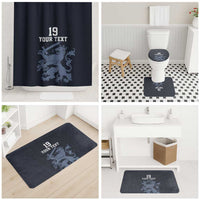 Custom World Football 2026 Netherlands Bathroom Set Holland Navy Dutch Lion - Wonder Print Shop