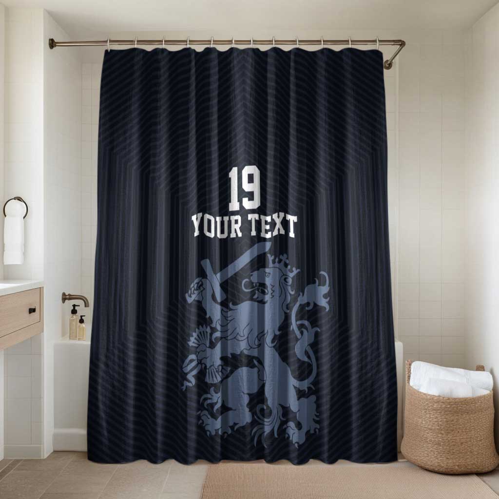 Custom World Football 2026 Netherlands Bathroom Set Holland Navy Dutch Lion - Wonder Print Shop