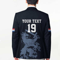 Custom World Football 2026 Netherlands Blazer Holland Navy Dutch Lion - Wonder Print Shop