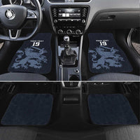 Custom World Football 2026 Netherlands Car Mats Holland Navy Dutch Lion - Wonder Print Shop