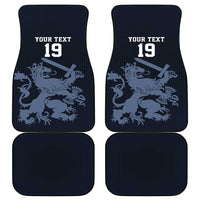 Custom World Football 2026 Netherlands Car Mats Holland Navy Dutch Lion - Wonder Print Shop