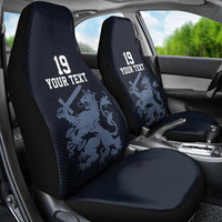Custom World Football 2026 Netherlands Car Seat Cover Holland Navy Dutch Lion - Wonder Print Shop