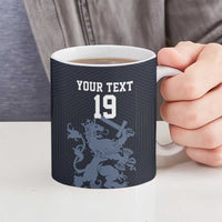 Custom World Football 2026 Netherlands Ceramic Mug Holland Navy Dutch Lion - Wonder Print Shop