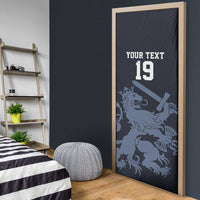 Custom World Football 2026 Netherlands Door Cover Holland Navy Dutch Lion - Wonder Print Shop