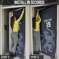 Custom World Football 2026 Netherlands Door Cover Holland Navy Dutch Lion - Wonder Print Shop