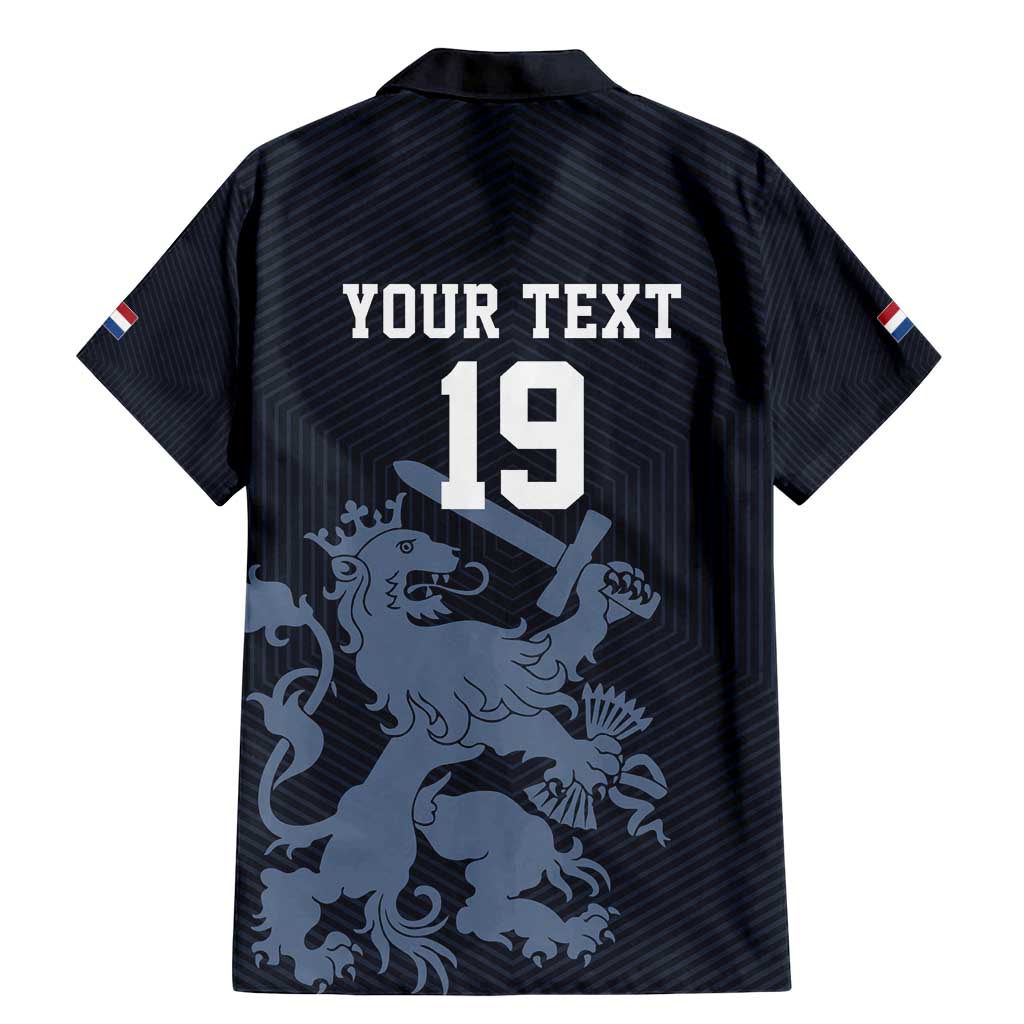 Custom World Football 2026 Netherlands Family Matching Mermaid Dress and Hawaiian Shirt Holland Navy Dutch Lion - Wonder Print Shop