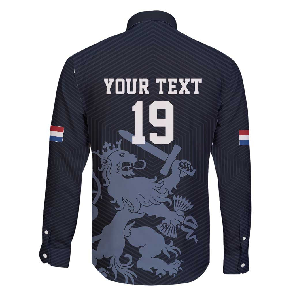Custom World Football 2026 Netherlands Family Matching Tank Maxi Dress and Hawaiian Shirt Holland Navy Dutch Lion - Wonder Print Shop