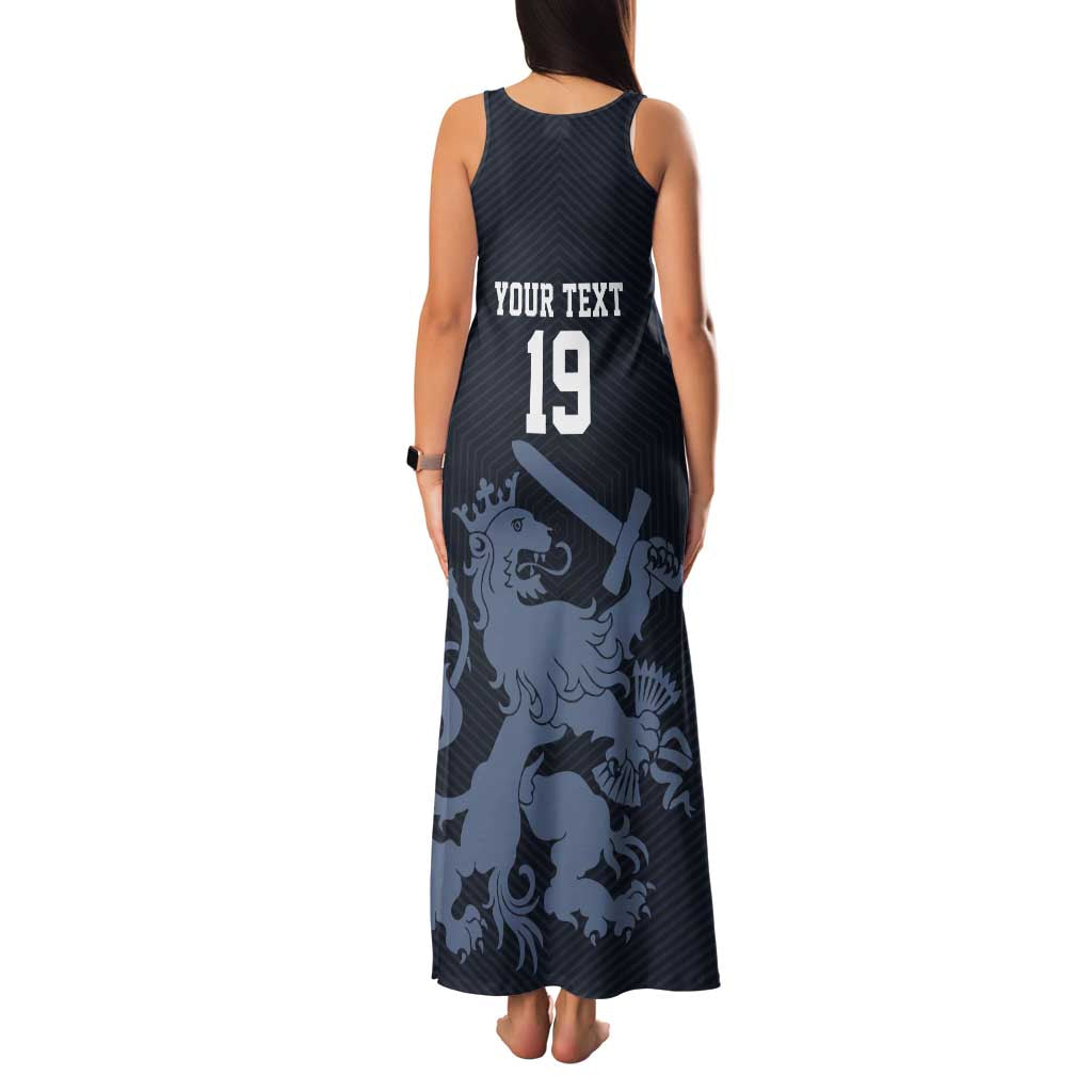 Custom World Football 2026 Netherlands Family Matching Tank Maxi Dress and Hawaiian Shirt Holland Navy Dutch Lion - Wonder Print Shop