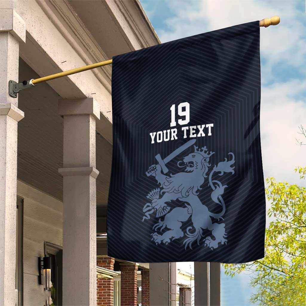 Custom World Football 2026 Netherlands Garden Flag Holland Navy Dutch Lion - Wonder Print Shop