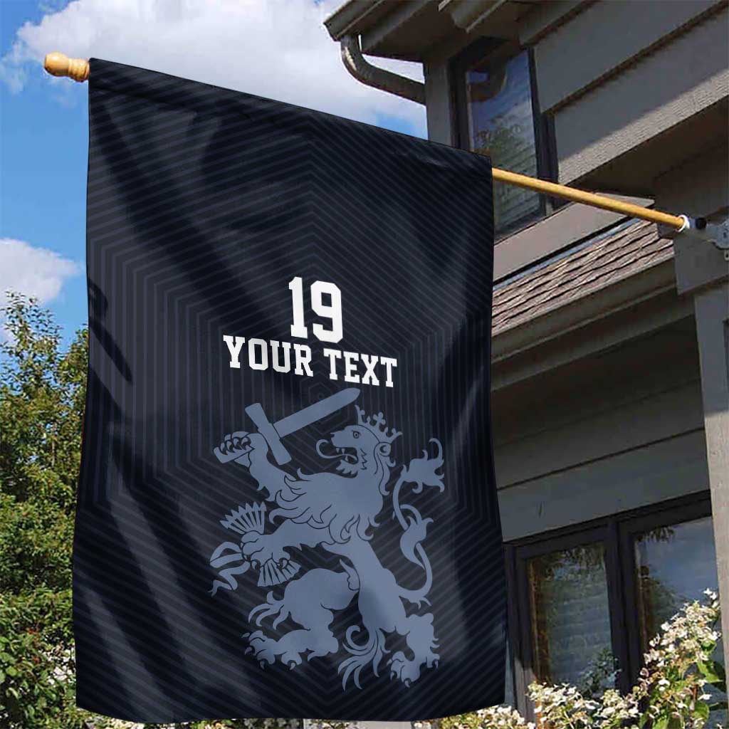Custom World Football 2026 Netherlands Garden Flag Holland Navy Dutch Lion - Wonder Print Shop