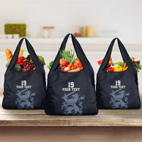 Custom World Football 2026 Netherlands Grocery Bag Holland Navy Dutch Lion - Wonder Print Shop