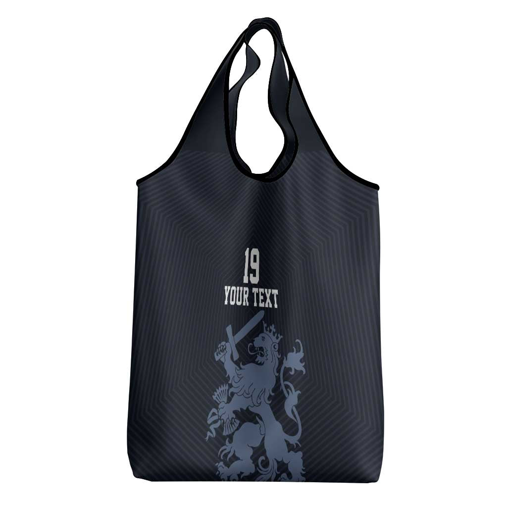 Custom World Football 2026 Netherlands Grocery Bag Holland Navy Dutch Lion - Wonder Print Shop