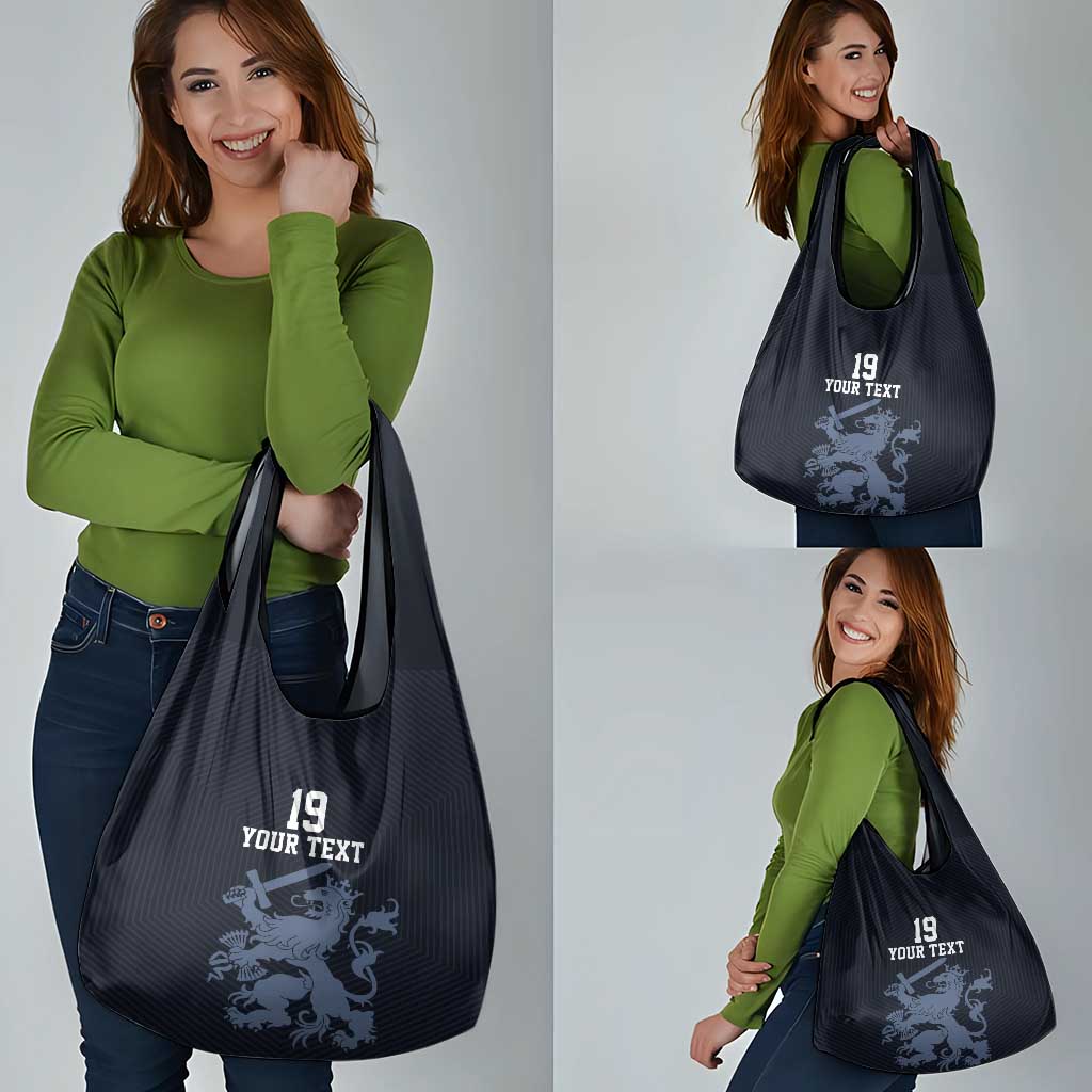 Custom World Football 2026 Netherlands Grocery Bag Holland Navy Dutch Lion - Wonder Print Shop