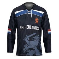 Custom World Football 2026 Netherlands Hockey Jersey Holland Navy Dutch Lion - Wonder Print Shop
