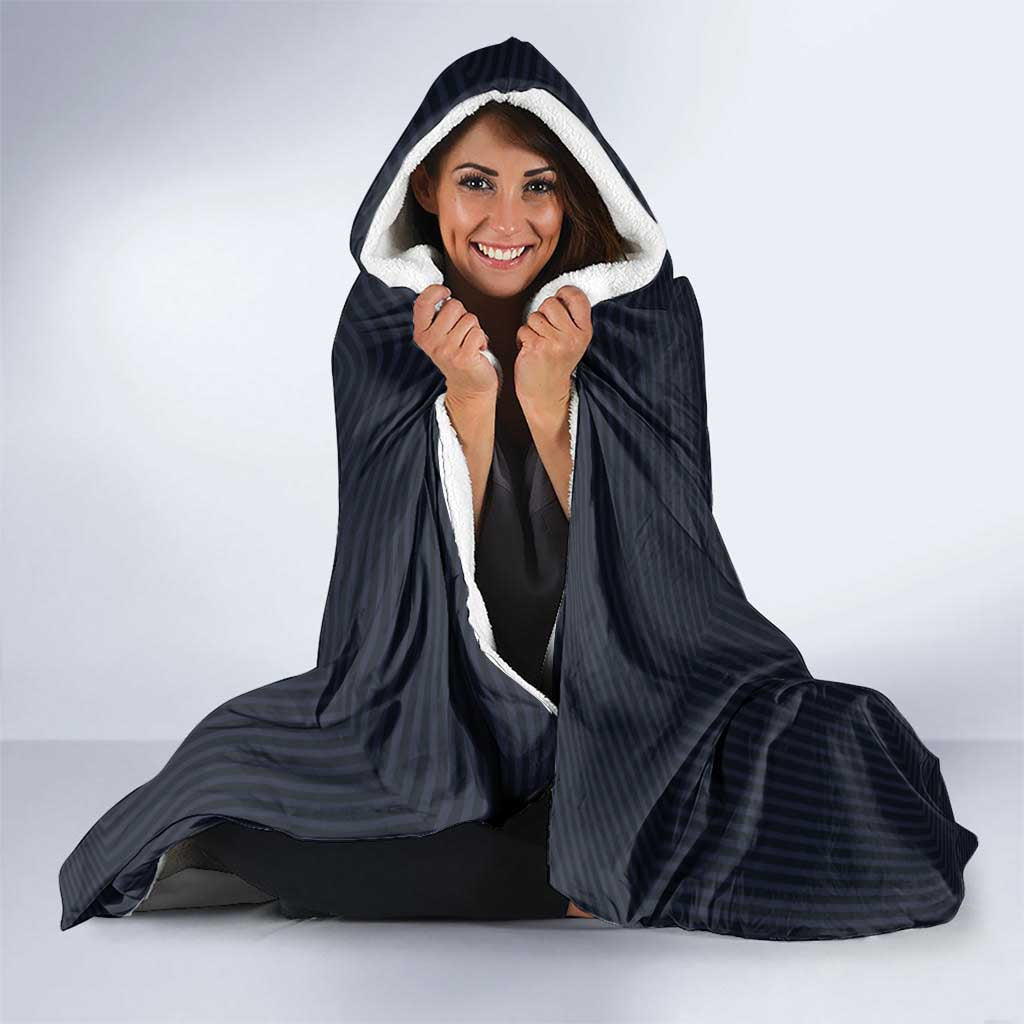 Custom World Football 2026 Netherlands Hooded Blanket Holland Navy Dutch Lion - Wonder Print Shop