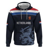 Custom World Football 2026 Netherlands Hoodie Holland Navy Dutch Lion - Wonder Print Shop