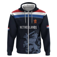 Custom World Football 2026 Netherlands Hoodie Holland Navy Dutch Lion - Wonder Print Shop