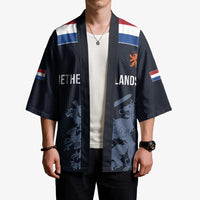 Custom World Football 2026 Netherlands Kimono Holland Navy Dutch Lion - Wonder Print Shop