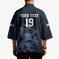 Custom World Football 2026 Netherlands Kimono Holland Navy Dutch Lion - Wonder Print Shop