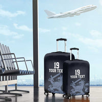 Custom World Football 2026 Netherlands Luggage Cover Holland Navy Dutch Lion - Wonder Print Shop
