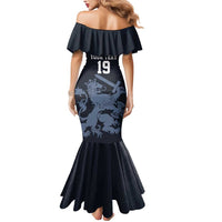 Custom World Football 2026 Netherlands Mermaid Dress Holland Navy Dutch Lion - Wonder Print Shop