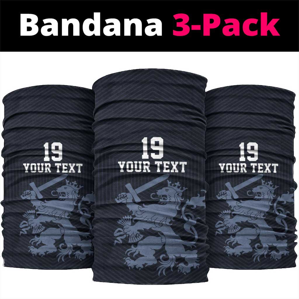 Custom World Football 2026 Netherlands Neck Gaiter Holland Navy Dutch Lion - Wonder Print Shop