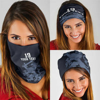 Custom World Football 2026 Netherlands Neck Gaiter Holland Navy Dutch Lion - Wonder Print Shop