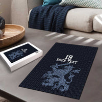 Custom World Football 2026 Netherlands Puzzle Holland Navy Dutch Lion - Wonder Print Shop