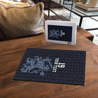 Custom World Football 2026 Netherlands Puzzle Holland Navy Dutch Lion - Wonder Print Shop