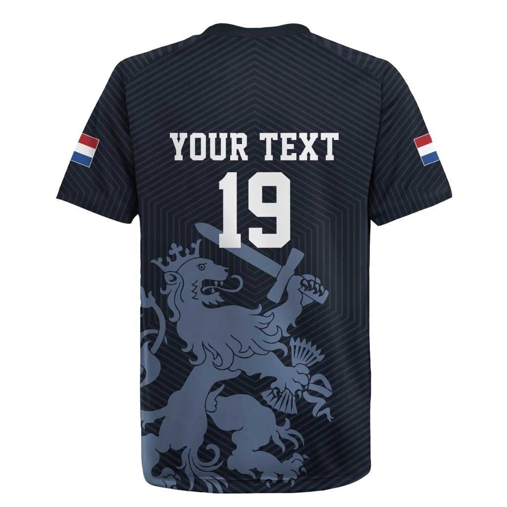 Custom World Football 2026 Netherlands Rugby Jersey Holland Navy Dutch Lion - Wonder Print Shop