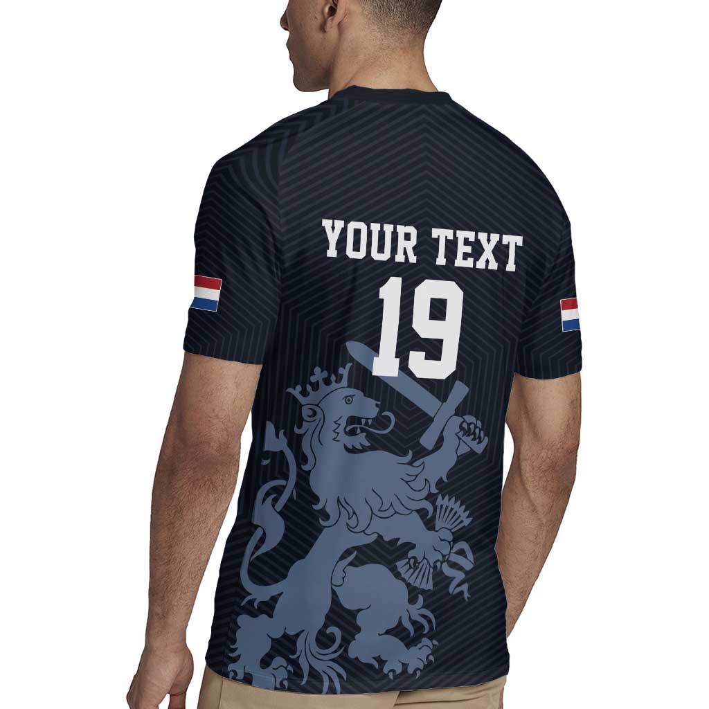 Custom World Football 2026 Netherlands Rugby Jersey Holland Navy Dutch Lion - Wonder Print Shop