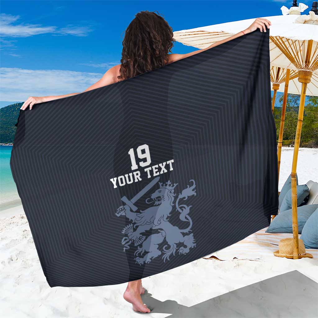 Custom World Football 2026 Netherlands Sarong Holland Navy Dutch Lion - Wonder Print Shop