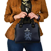 Custom World Football 2026 Netherlands Shoulder Handbag Holland Navy Dutch Lion - Wonder Print Shop