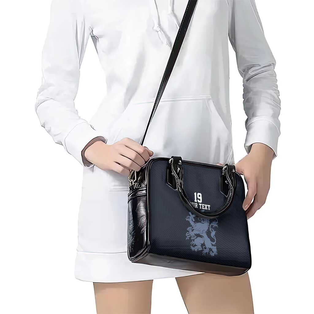 Custom World Football 2026 Netherlands Shoulder Handbag Holland Navy Dutch Lion - Wonder Print Shop