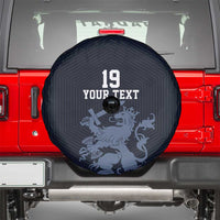 Custom World Football 2026 Netherlands Spare Tire Cover Holland Navy Dutch Lion - Wonder Print Shop