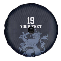 Custom World Football 2026 Netherlands Spare Tire Cover Holland Navy Dutch Lion - Wonder Print Shop
