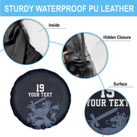 Custom World Football 2026 Netherlands Spare Tire Cover Holland Navy Dutch Lion - Wonder Print Shop
