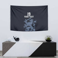 Custom World Football 2026 Netherlands Tapestry Holland Navy Dutch Lion - Wonder Print Shop