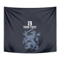 Custom World Football 2026 Netherlands Tapestry Holland Navy Dutch Lion - Wonder Print Shop